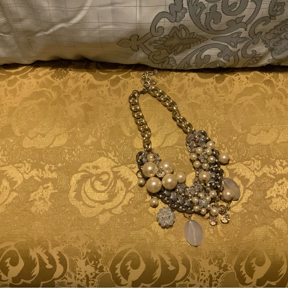 Women’s Extra Dramatic Multi-Material Necklace. - image 1